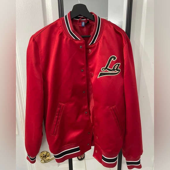 H&m mens red jacket size M - Picture 1 of 4